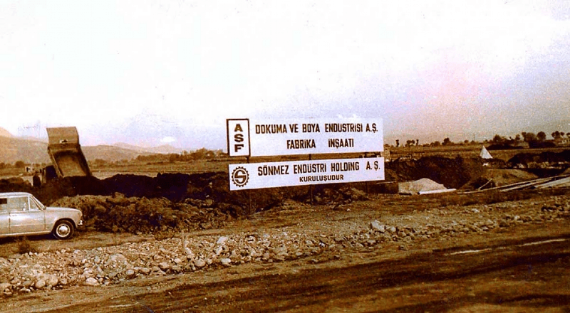 DOSAB Kuruluş Dönemi - Sönmez ASF Fabrika İnşaatı