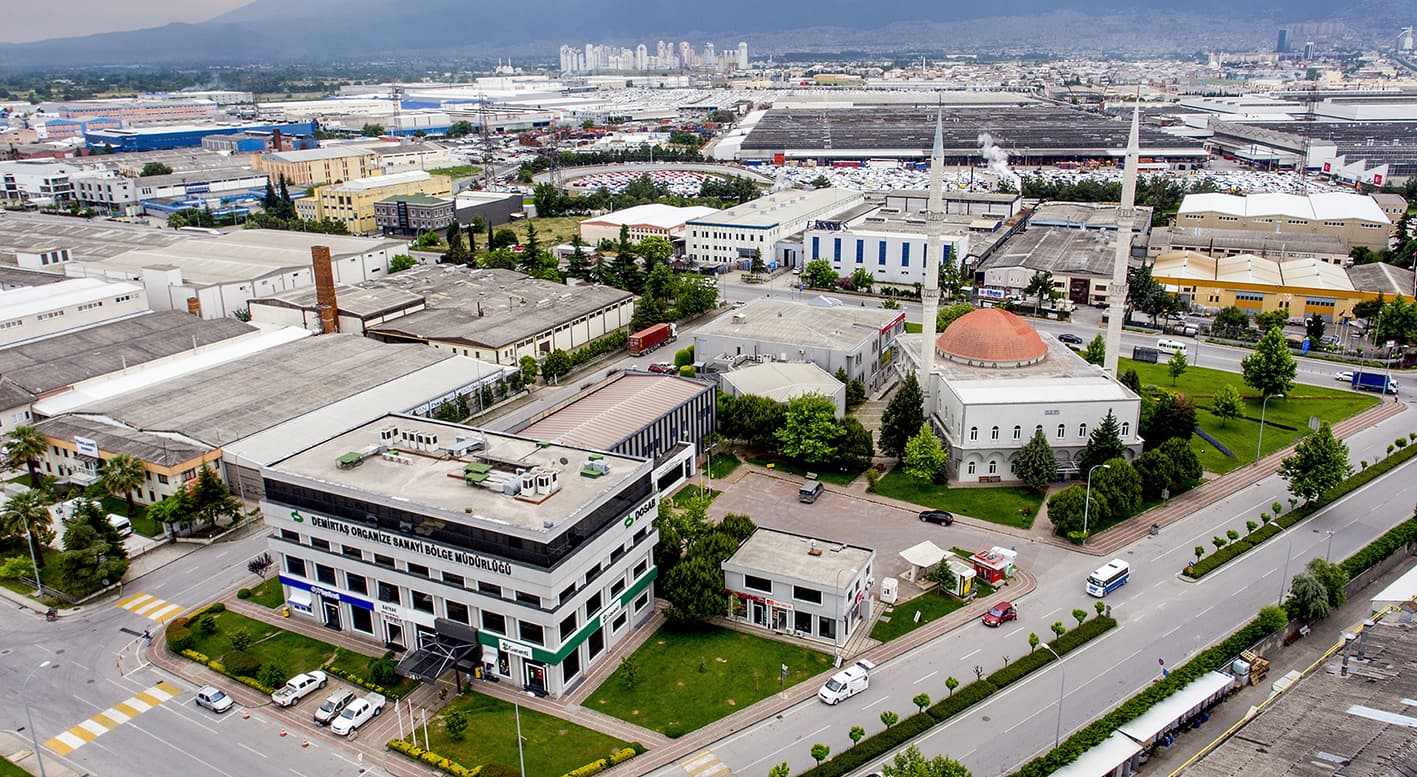 DOSAB Yönetim Adası ve Bölge Görünümü