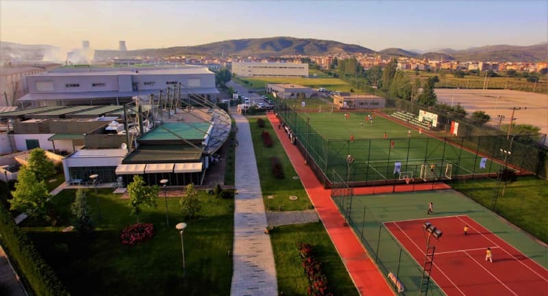 DOSAB Sosyal Tesisleri Havadan Görünüm